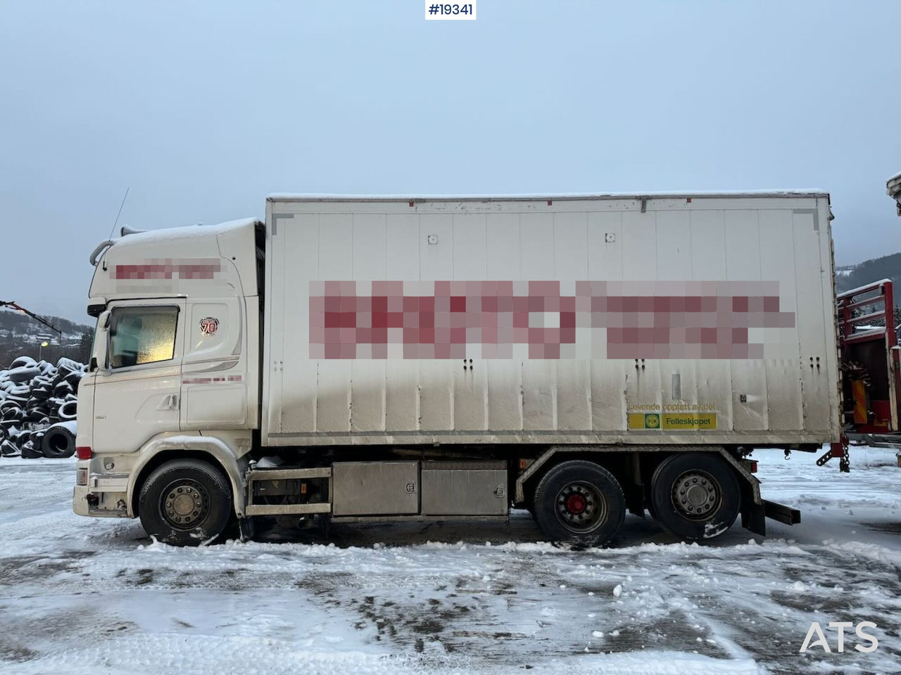 Scania R580 - Box truck: picture 2 Scania R580 - Box truck: picture 2