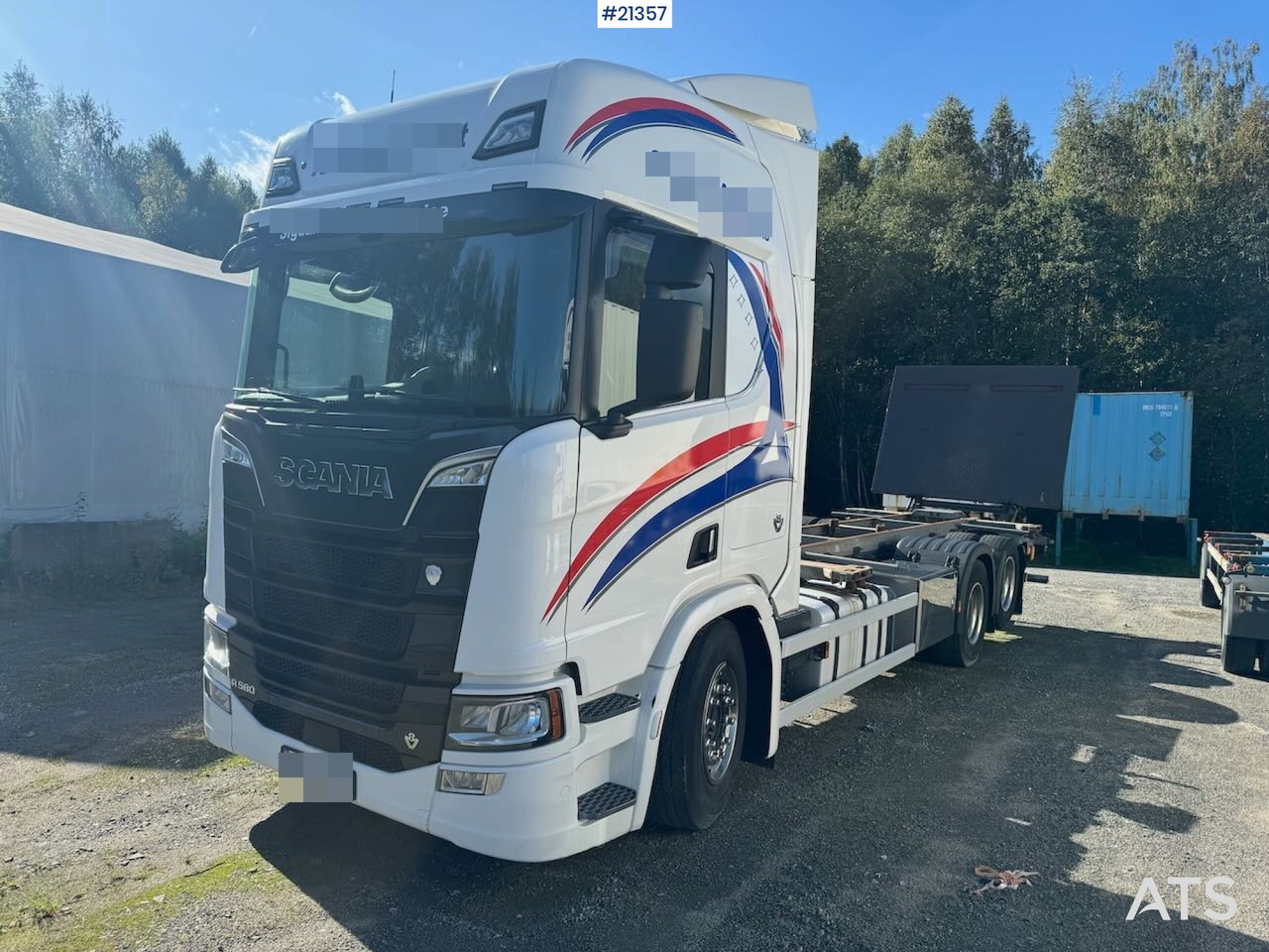 Scania R580 - Container transporter/ Swap body truck: picture 1 Scania R580 - Container transporter/ Swap body truck: picture 1