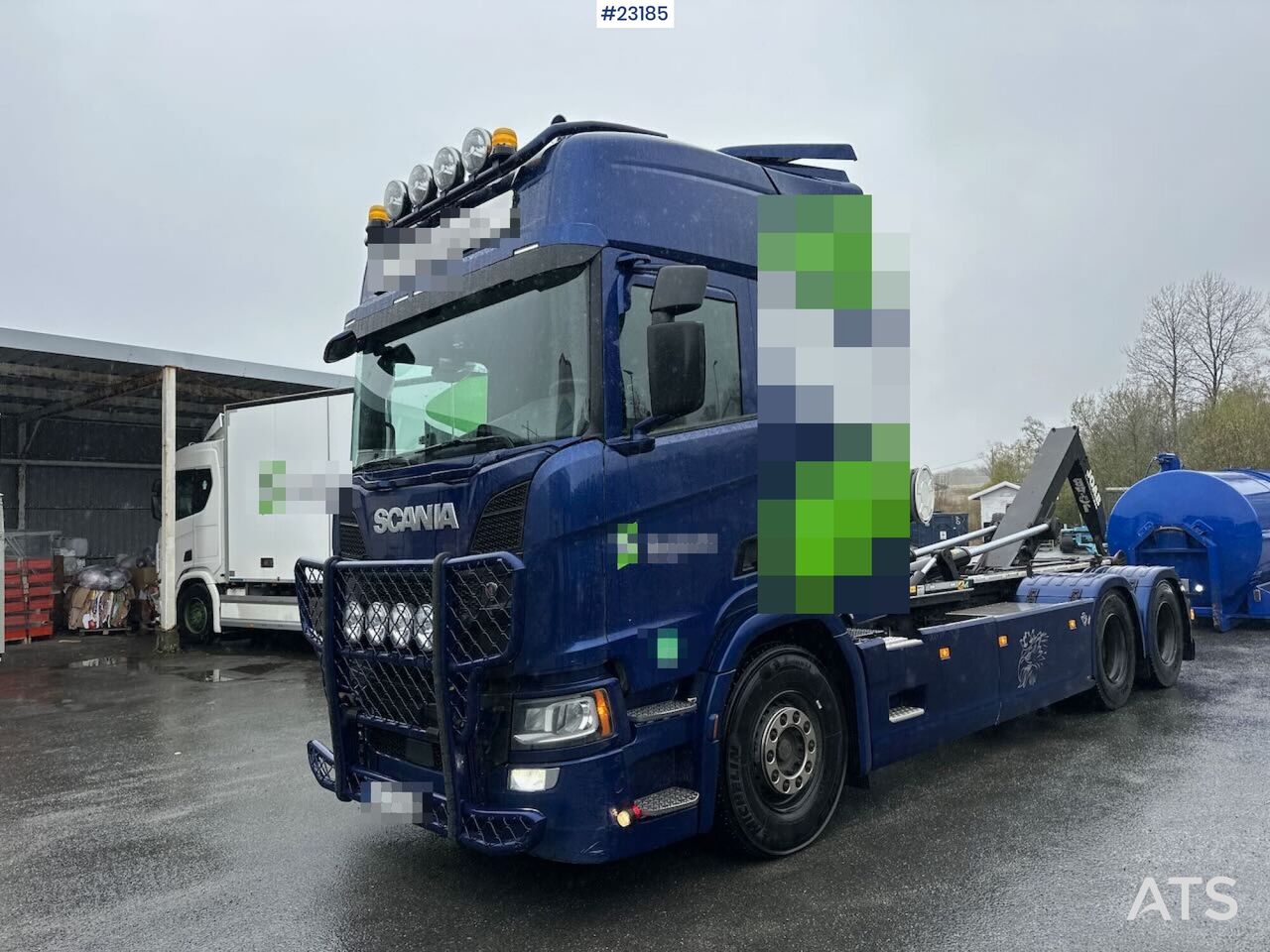 Scania R650 6x2 m/ 21 T krok. SE VIDEO - Hook lift truck: picture 2 Scania R650 6x2 m/ 21 T krok. SE VIDEO - Hook lift truck: picture 2