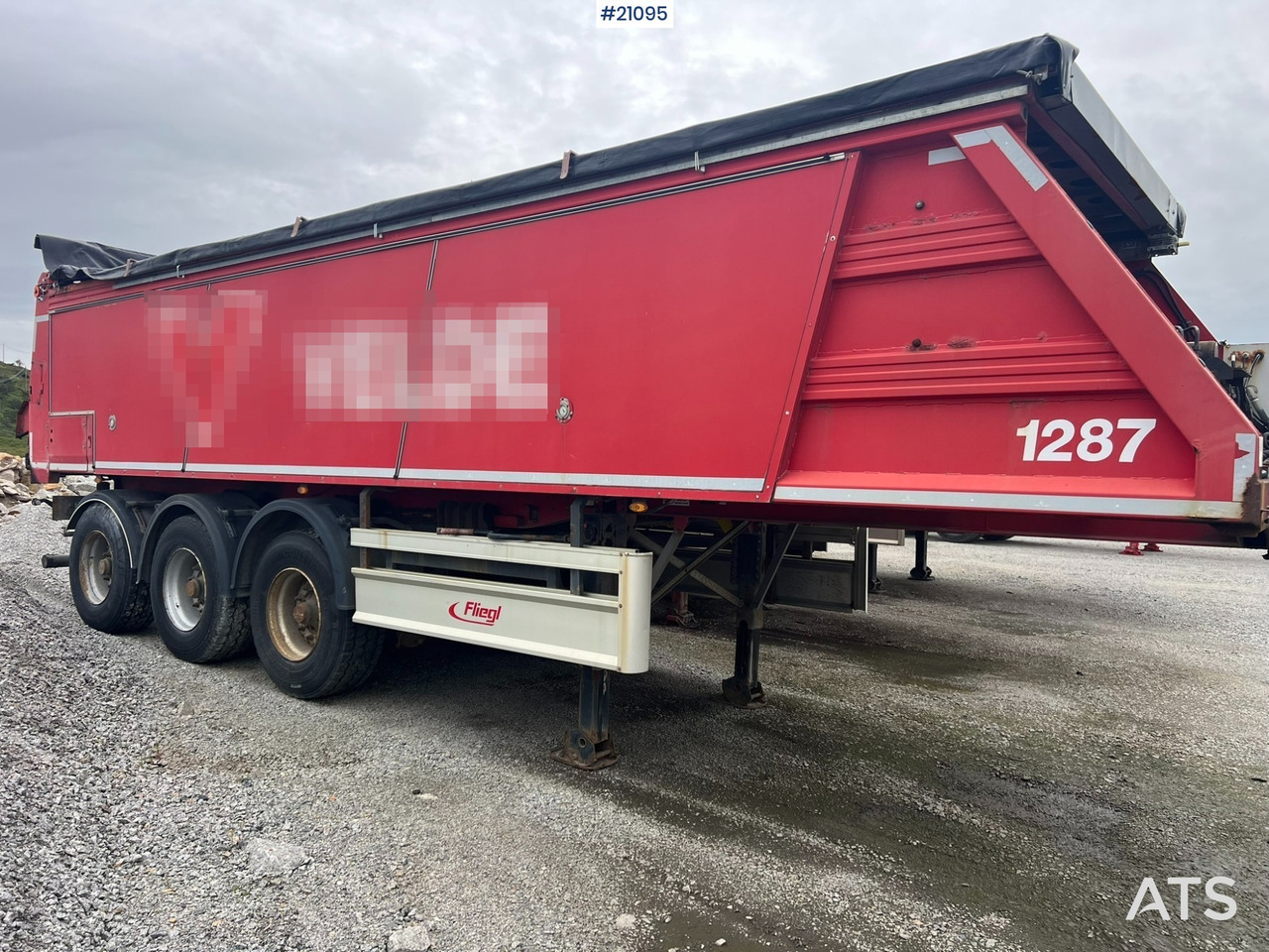 Fliegl Fahrzeugbau ass 3725 Asfaltsemi m/ Push off system og El.kapell - Semi-trailer, Asphalt machine: picture 5 Fliegl Fahrzeugbau ass 3725 Asfaltsemi m/ Push off system og El.kapell - Semi-trailer, Asphalt machine: picture 5