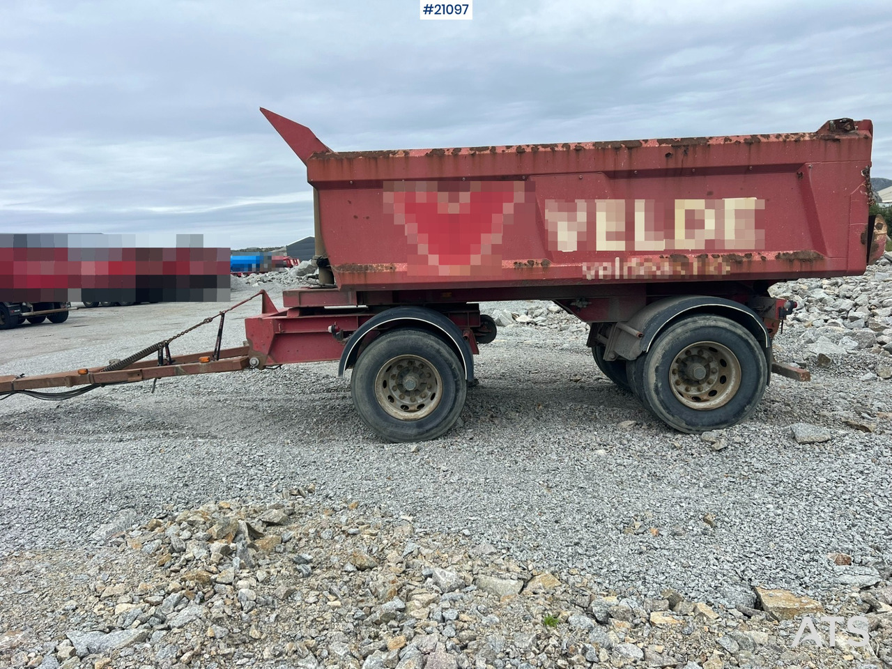 Tipper trailer Triolift 2 akslet tipp henger: picture 8