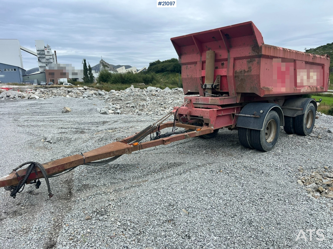 Tipper trailer Triolift 2 akslet tipp henger: picture 9