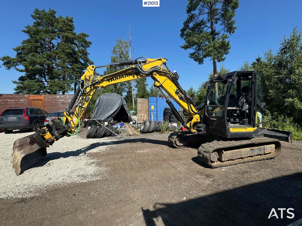 Yanmar VI080-1a - Crawler excavator: picture 2 Yanmar VI080-1a - Crawler excavator: picture 2