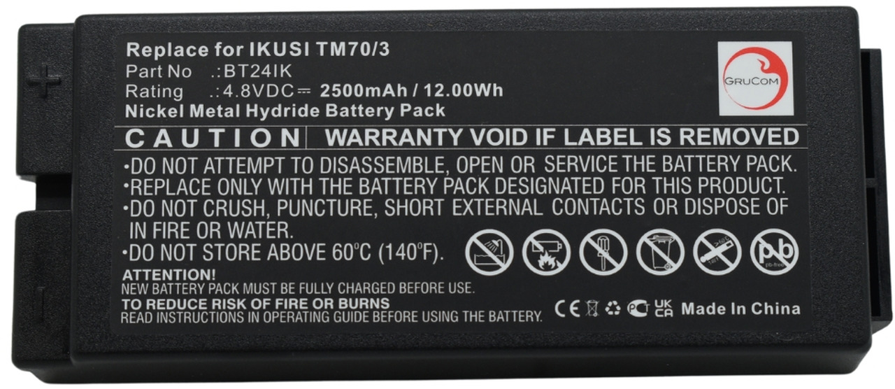 Compatible battery Ikusi 2305271, BT24IK - Battery for Loader crane: picture 3 Compatible battery Ikusi 2305271, BT24IK - Battery for Loader crane: picture 3