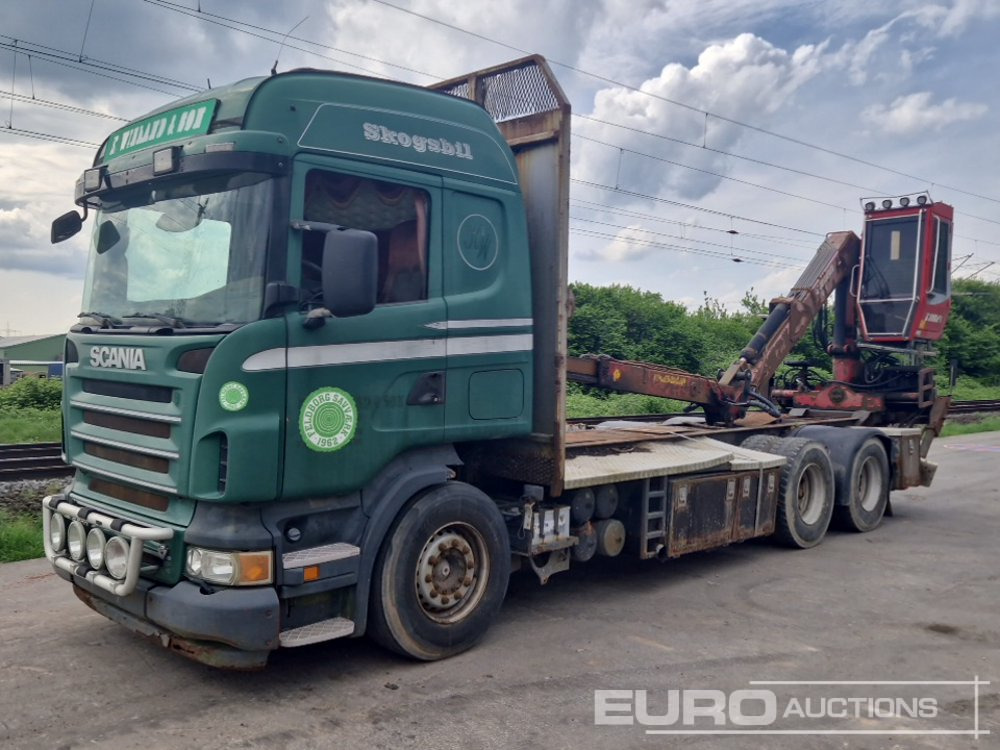 2007 Scania R560 6X4 - Dropside/ Flatbed truck, Crane truck: picture 1 2007 Scania R560 6X4 - Dropside/ Flatbed truck, Crane truck: picture 1
