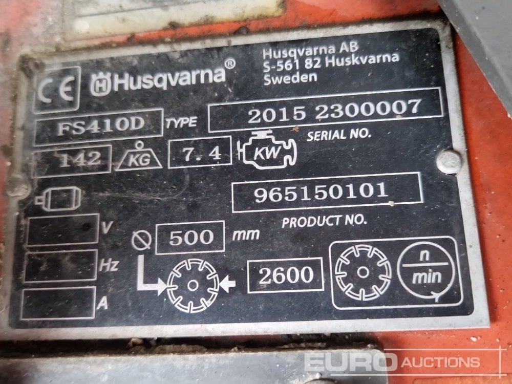 Construction equipment 201 Husqvarna FS410D: picture 8 Construction equipment 201 Husqvarna FS410D: picture 8
