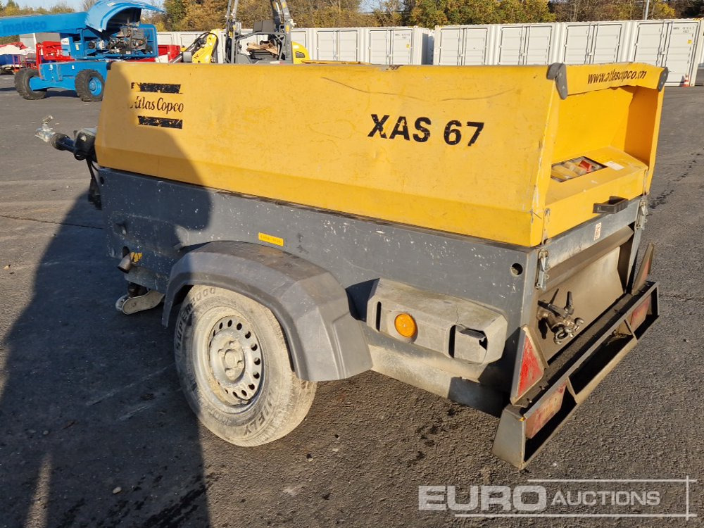 2011 Atlas Copco XAS67DD 120CFM - Air compressor: picture 2 2011 Atlas Copco XAS67DD 120CFM - Air compressor: picture 2