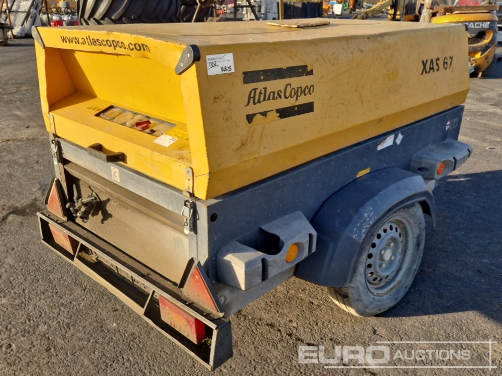 2011 Atlas Copco XAS67DD 120CFM - Air compressor: picture 3 2011 Atlas Copco XAS67DD 120CFM - Air compressor: picture 3