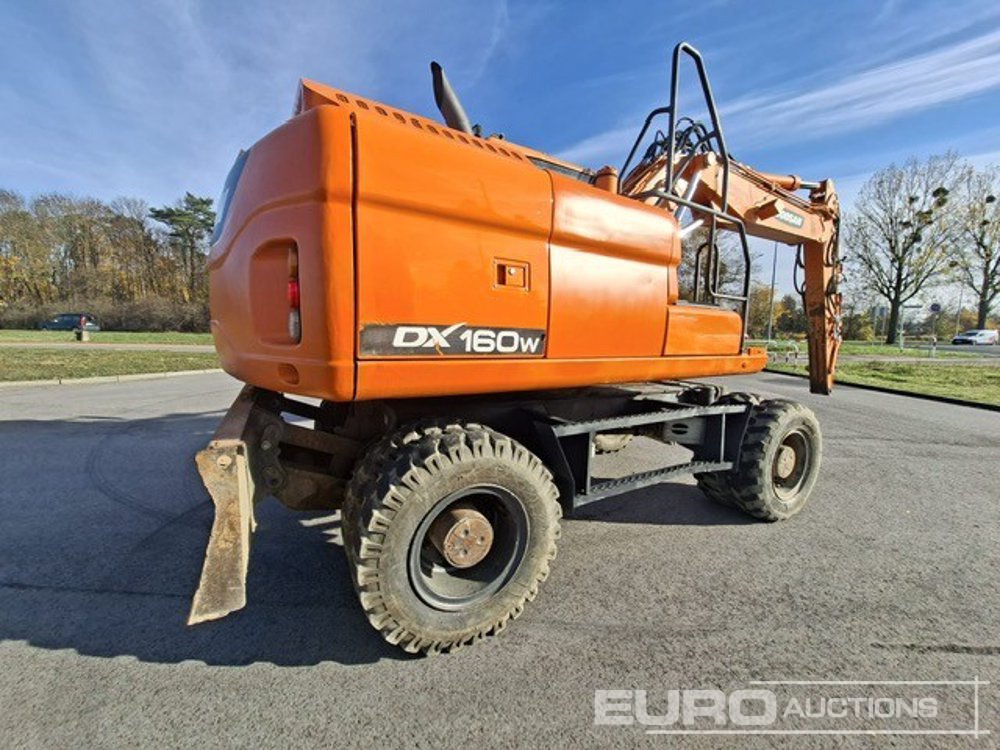 2013 Doosan DX160W - Wheel excavator: picture 4 2013 Doosan DX160W - Wheel excavator: picture 4