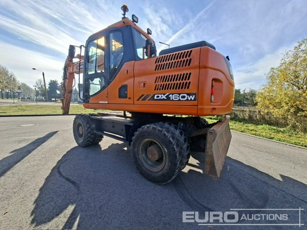 2013 Doosan DX160W - Wheel excavator: picture 2 2013 Doosan DX160W - Wheel excavator: picture 2