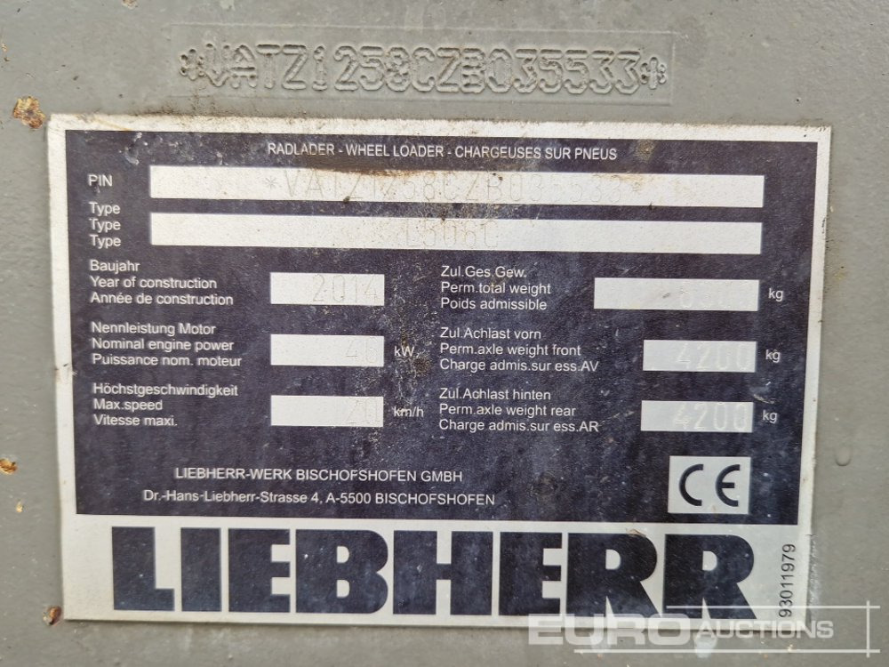 Wheel loader 2014 Liebherr L506C: picture 32