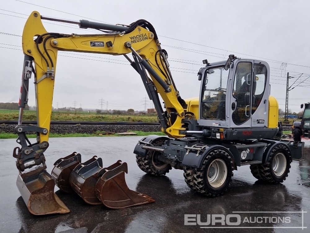 2019 Wacker Neuson EW100 - Wheel excavator: picture 1 2019 Wacker Neuson EW100 - Wheel excavator: picture 1