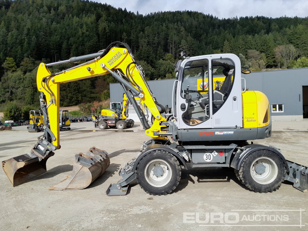 2019 Wacker Neuson EW100 - Wheel excavator: picture 1 2019 Wacker Neuson EW100 - Wheel excavator: picture 1