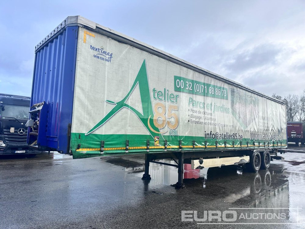 Groenewegen Box Trailer, 2 Axle, Taillift - Curtainsider semi-trailer: picture 1 Groenewegen Box Trailer, 2 Axle, Taillift - Curtainsider semi-trailer: picture 1