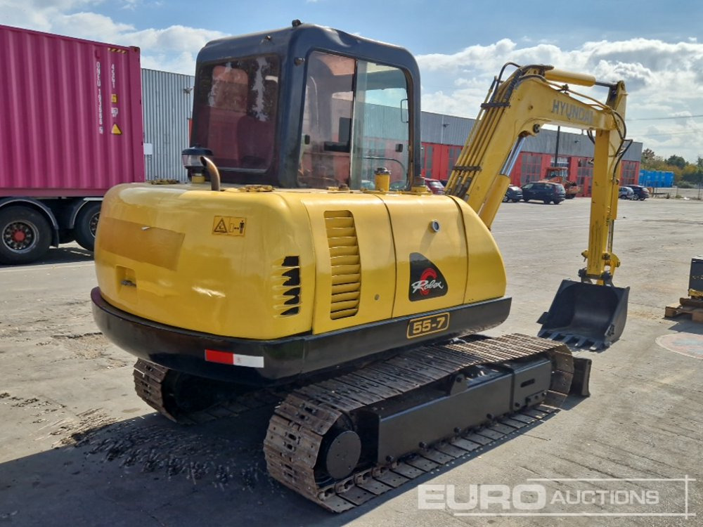 Hyundai R55-7 - Mini excavator: picture 5 Hyundai R55-7 - Mini excavator: picture 5