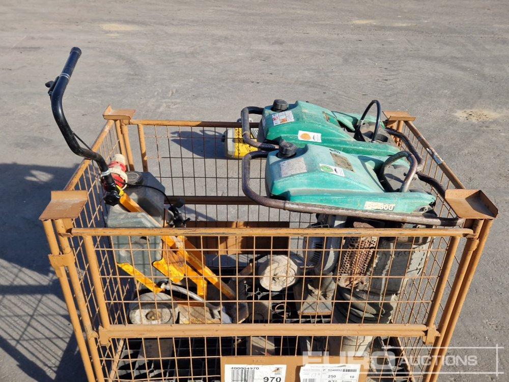 Pallet of Compaction Rammers, Asphalt Saw ( Incomplete) - Construction equipment: picture 5 Pallet of Compaction Rammers, Asphalt Saw ( Incomplete) - Construction equipment: picture 5