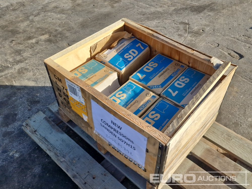 Unused Sanden SD7H15 Compressor for AC (6 of) - Spare parts: picture 2 Unused Sanden SD7H15 Compressor for AC (6 of) - Spare parts: picture 2