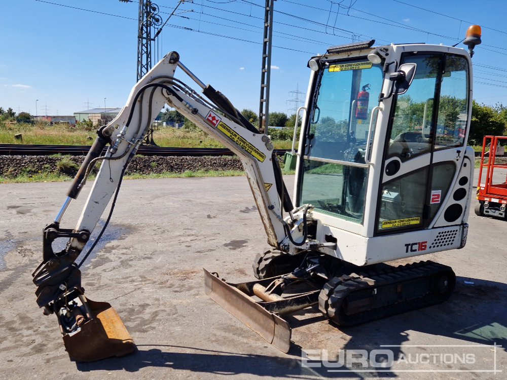 Terex TC16 - Mini excavator: picture 1 Terex TC16 - Mini excavator: picture 1
