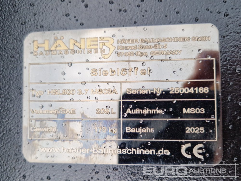 New Bucket Unused 2025 Häner HSL800 3.7 MS03A: picture 7