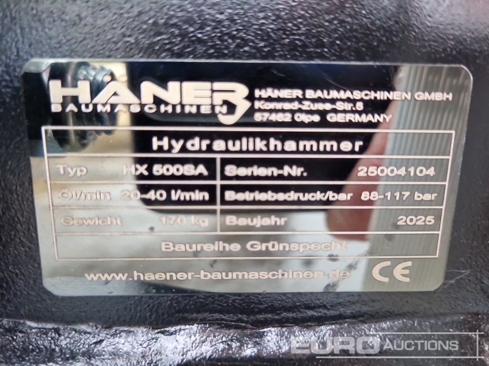 Hydraulic hammer Unused 2025 Häner HX500SA: picture 7