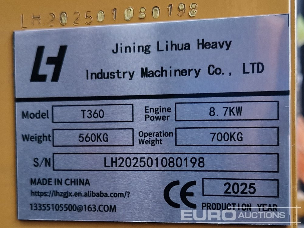 Skid steer loader Unused 2025 LIHUA T360: picture 35