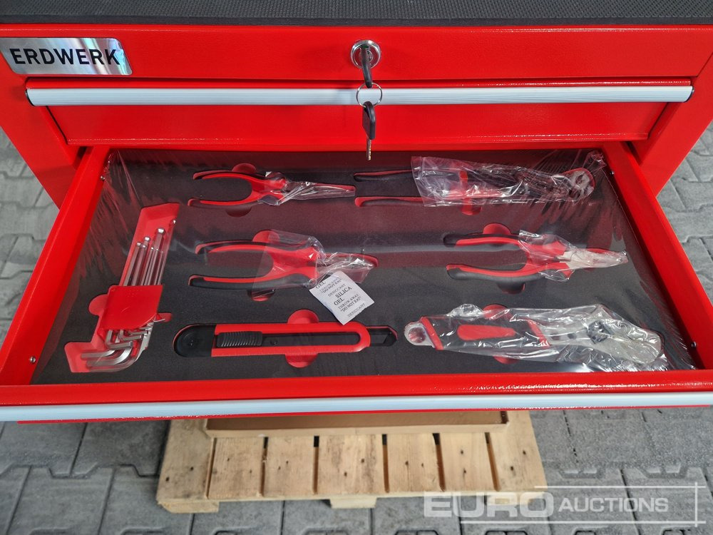 Workshop equipment Unused ERDWERK ER7 Tool Cabinet, 7 Drawers, including Tools: picture 6