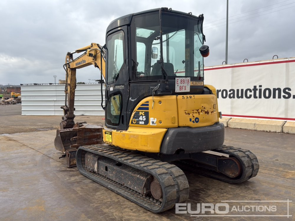 2010 Komatsu PC45MR-3 - Mini excavator: picture 3 2010 Komatsu PC45MR-3 - Mini excavator: picture 3