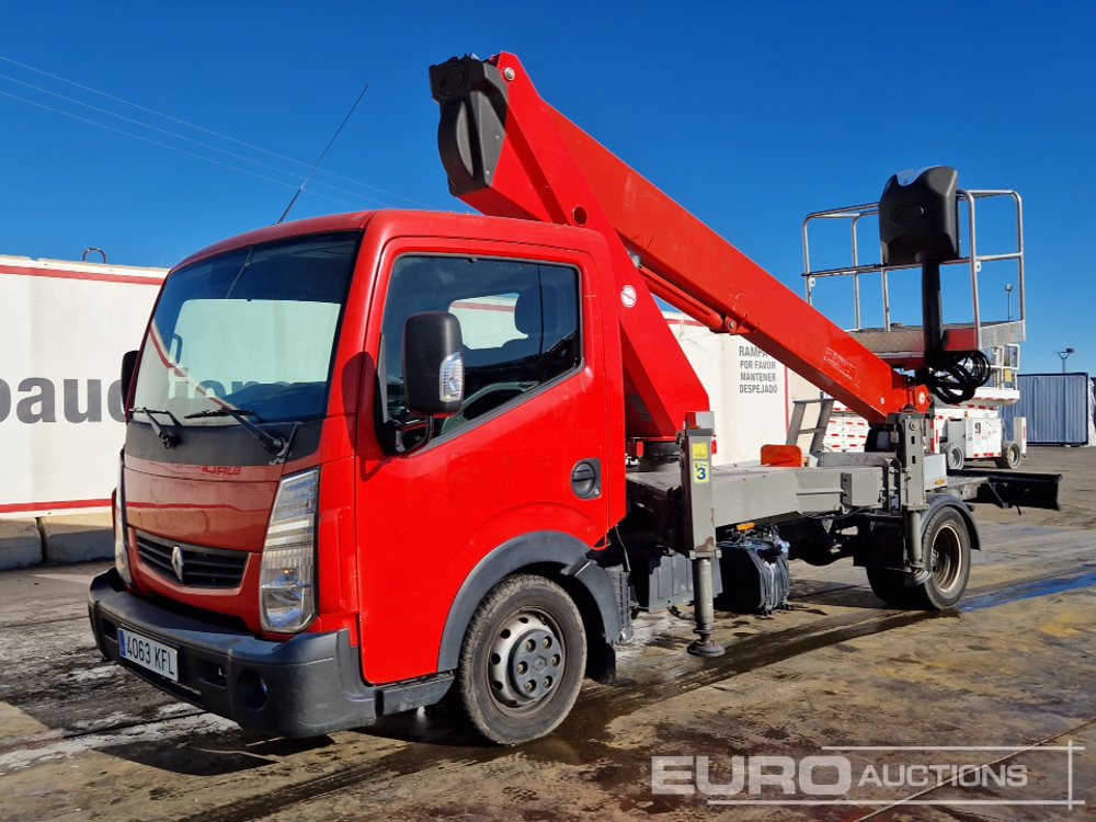 2017 Renault Access Platform Truck, Socage T416 16 m Platform Reach 300 Kg Capacity (ITV 02/09/2026) (Spanish Reg Docs Available / Documentación Española Disponible) - Truck mounted aerial platform: picture 1 2017 Renault Access Platform Truck, Socage T416 16 m Platform Reach 300 Kg Capacity (ITV 02/09/2026) (Spanish Reg Docs Available / Documentación Española Disponible) - Truck mounted aerial platform: picture 1