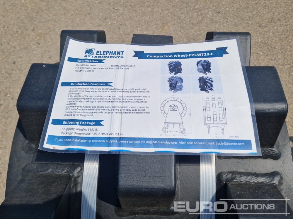 New Attachment for Excavator Unused 2025 Elephant  EPCW720-E: picture 6