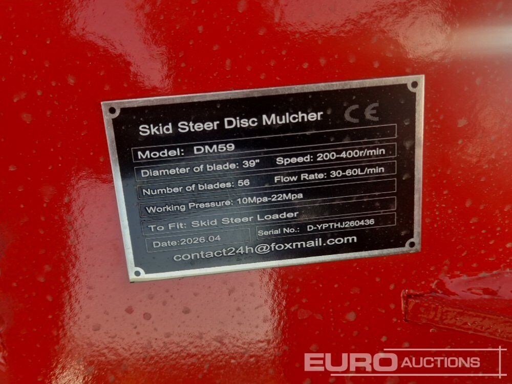 Unused 2026 Captok CK-DM59 - Attachment for Skid steer loader: picture 5 Unused 2026 Captok CK-DM59 - Attachment for Skid steer loader: picture 5
