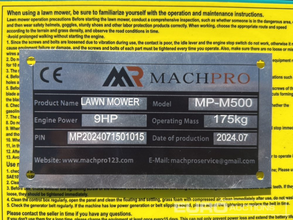 Workshop equipment Unused 2025 Machpro MP-M500: picture 11