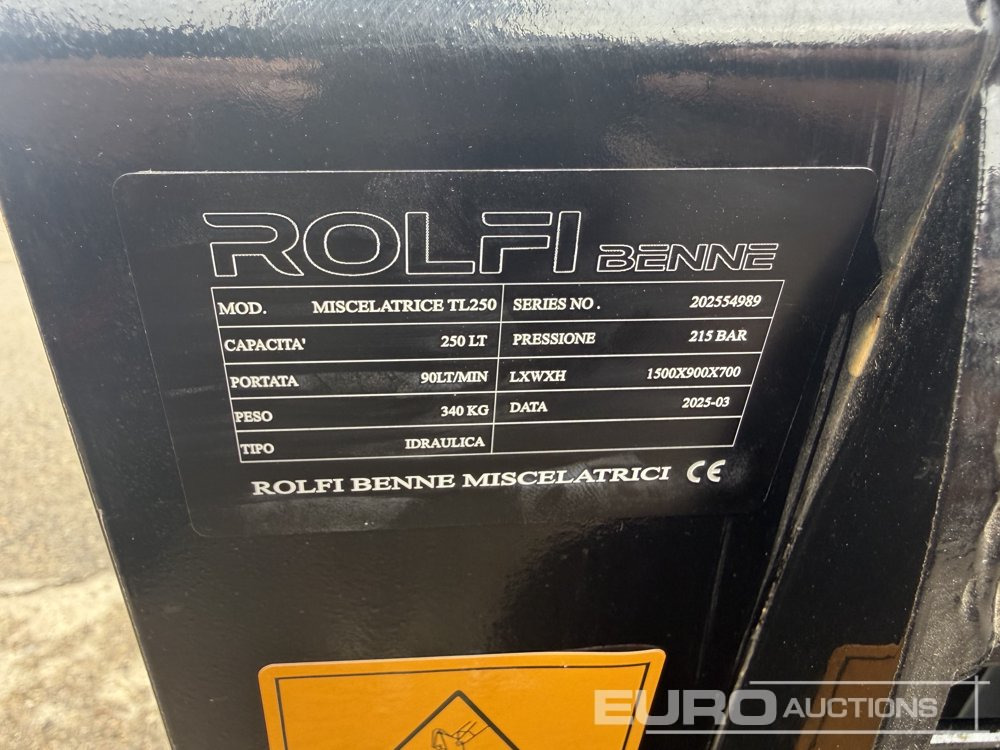 New Bucket Unused 2025 Rolfi TL250: picture 6 New Bucket Unused 2025 Rolfi TL250: picture 6