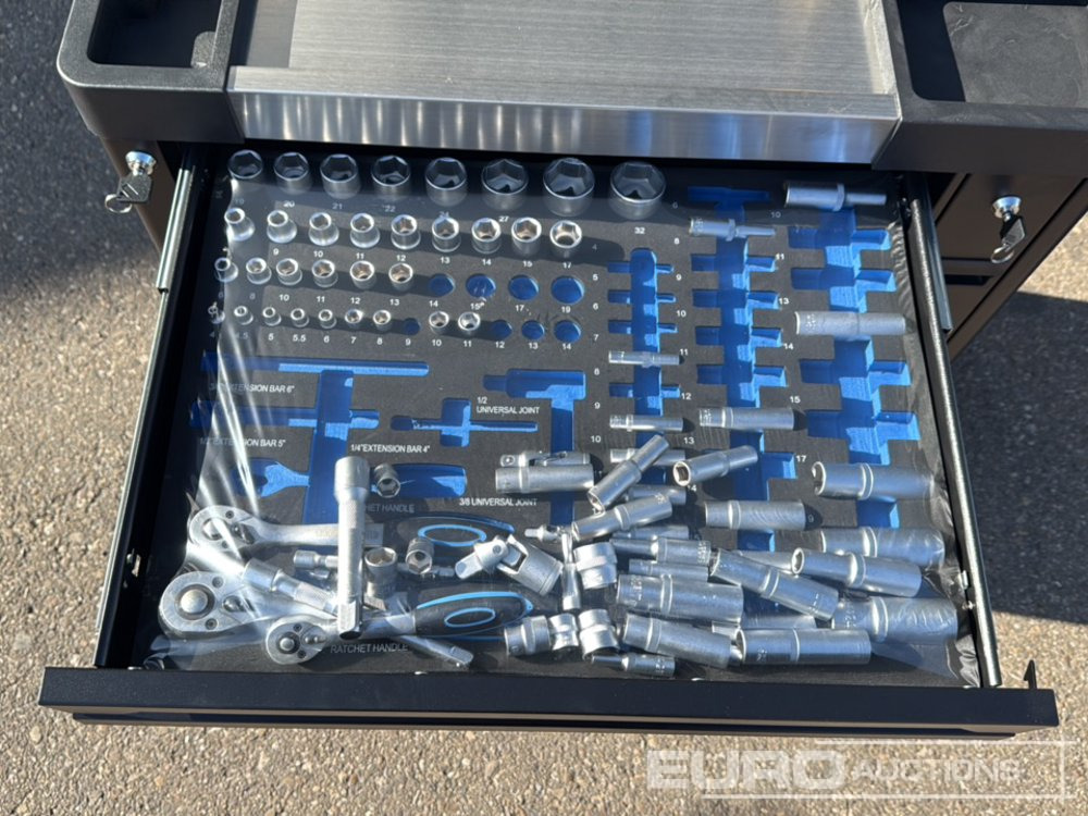 Unused 220 Pcs Tool Cabinet, 7 Drawers - Workshop equipment: picture 5 Unused 220 Pcs Tool Cabinet, 7 Drawers - Workshop equipment: picture 5
