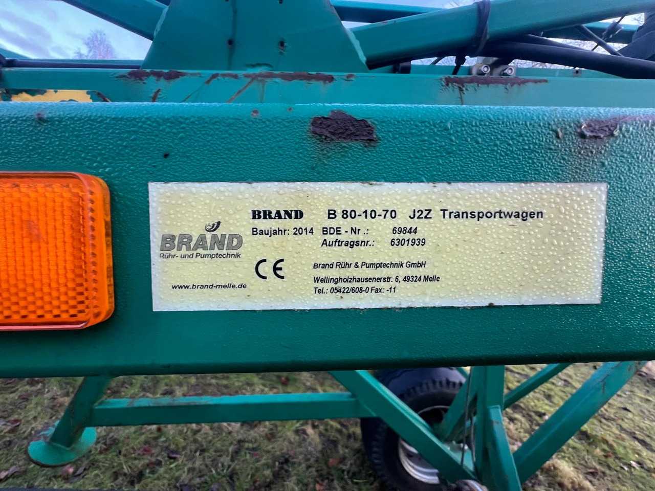 Brand Brand B80-10-70 SV - Fertilizer spreader: picture 4 Brand Brand B80-10-70 SV - Fertilizer spreader: picture 4