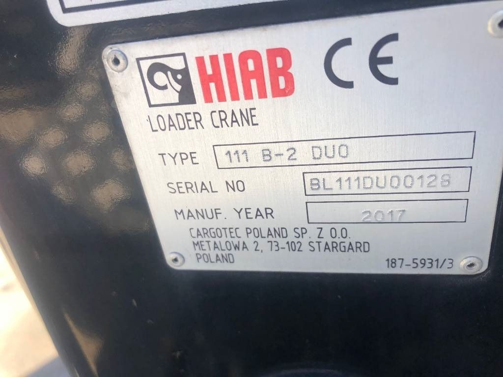 Loader crane for Truck Hiab 111 B-2 Duo: picture 6