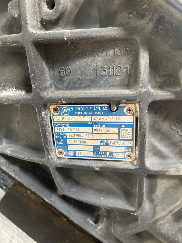 MAN 12AS2131 TD - RETRADER - Gearbox for Truck: picture 4 MAN 12AS2131 TD - RETRADER - Gearbox for Truck: picture 4