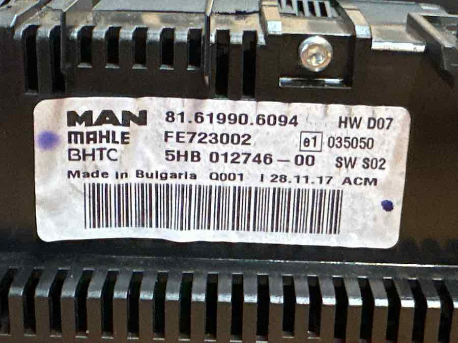 MAN ECU MODULE HEATING 81.61990-6094 - Electrical system for Truck: picture 3 MAN ECU MODULE HEATING 81.61990-6094 - Electrical system for Truck: picture 3