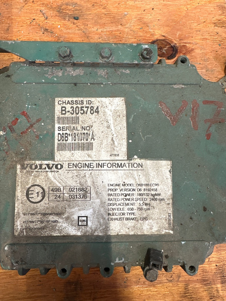 VOLVO ECU 20412508 P01 - ECU for Truck: picture 1 VOLVO ECU 20412508 P01 - ECU for Truck: picture 1