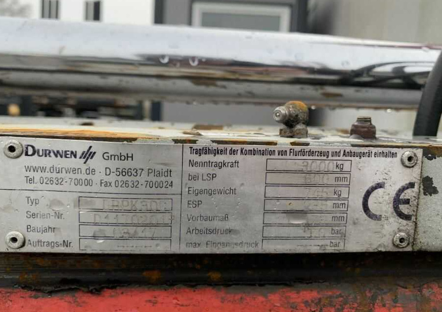 Durwen DRPK30C - Forks for Forklift: picture 5 Durwen DRPK30C - Forks for Forklift: picture 5