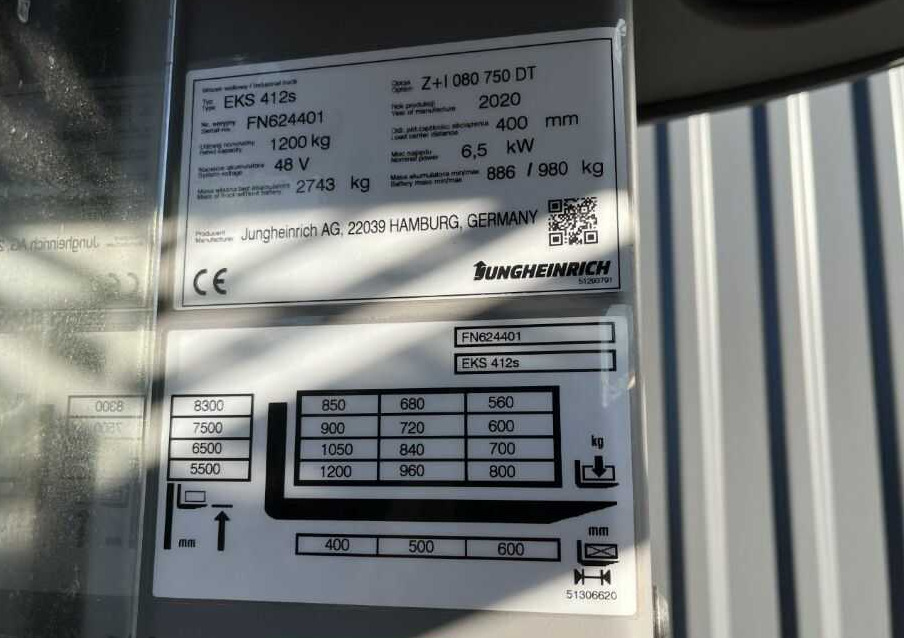 Jungheinrich EKS412s - Order picker: picture 4 Jungheinrich EKS412s - Order picker: picture 4