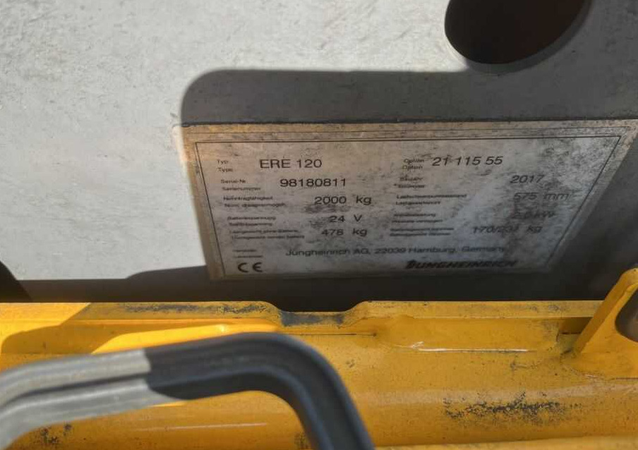 Jungheinrich ERE120 - Pallet truck: picture 4 Jungheinrich ERE120 - Pallet truck: picture 4