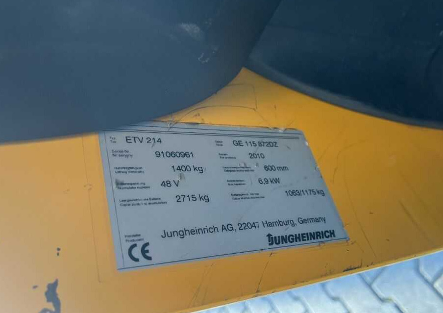 Jungheinrich ETV214 - Reach truck: picture 4 Jungheinrich ETV214 - Reach truck: picture 4