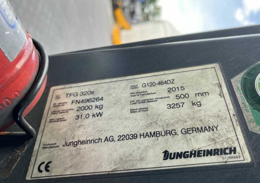 Jungheinrich TFG320s - LPG forklift: picture 4 Jungheinrich TFG320s - LPG forklift: picture 4