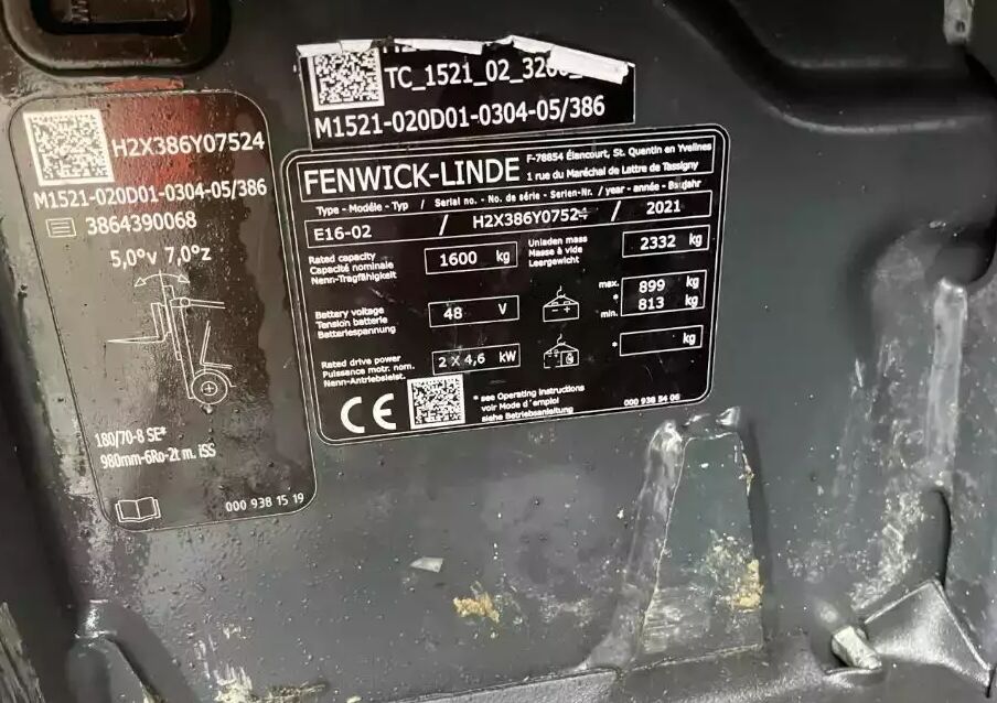 Linde E16-02 - Electric forklift: picture 4 Linde E16-02 - Electric forklift: picture 4