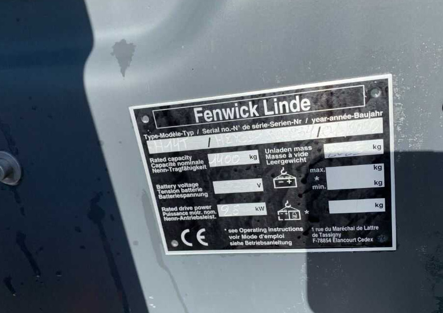 Linde H14T-01 - LPG forklift: picture 4 Linde H14T-01 - LPG forklift: picture 4