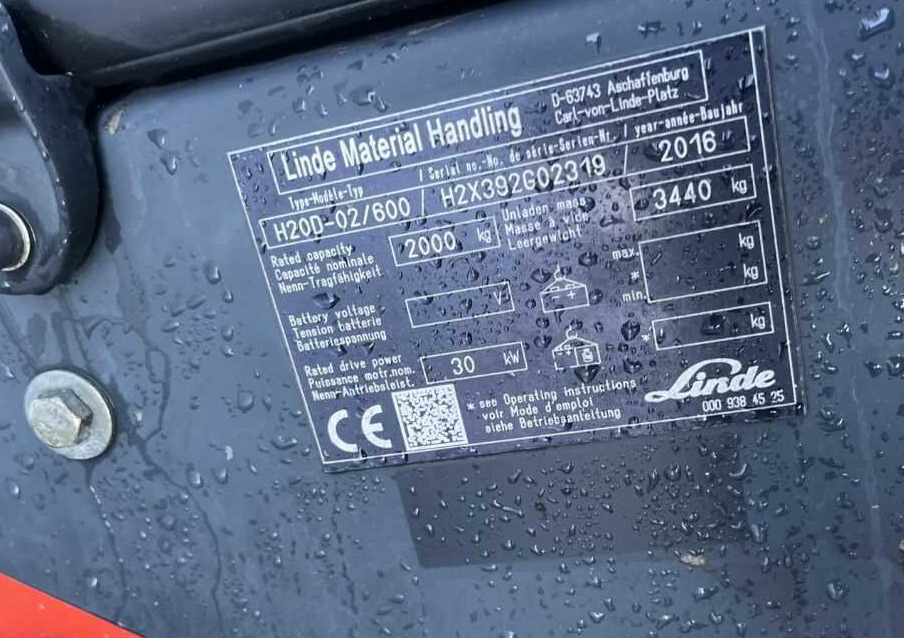 Linde H20D-02/600 - Diesel forklift: picture 4 Linde H20D-02/600 - Diesel forklift: picture 4