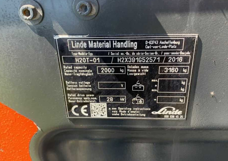 Linde H20T-01 - LPG forklift: picture 3 Linde H20T-01 - LPG forklift: picture 3