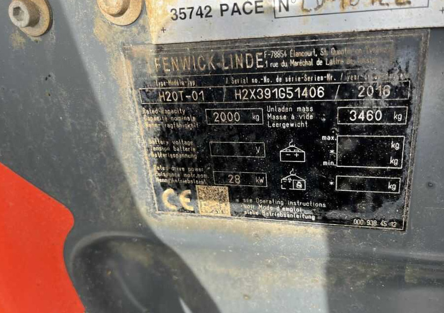 Linde H20T-01 - LPG forklift: picture 4 Linde H20T-01 - LPG forklift: picture 4