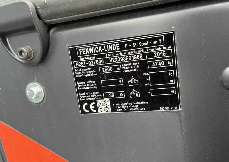 Linde H25T-02/600 - LPG forklift: picture 4 Linde H25T-02/600 - LPG forklift: picture 4