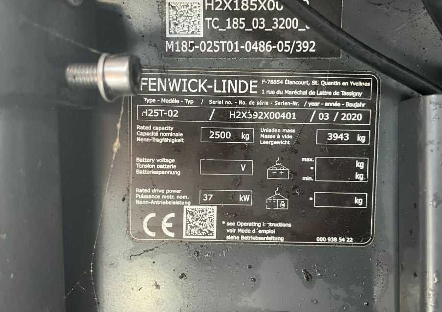 Linde H25T-02 - LPG forklift: picture 4 Linde H25T-02 - LPG forklift: picture 4